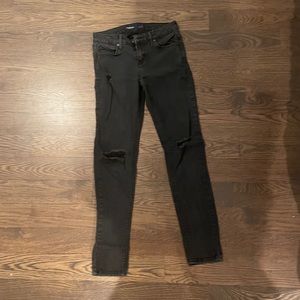 Just Black Slit Knee Jean